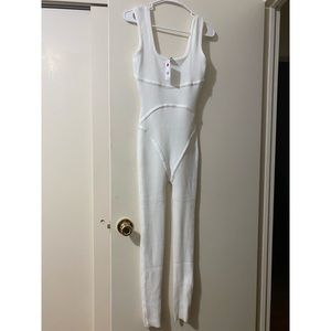White Jumpsuit Medium